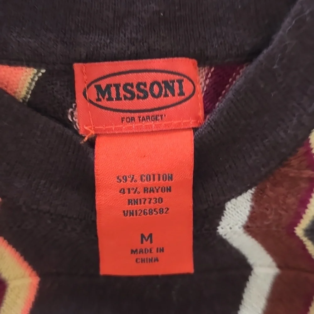 Missoni For Target Multicolor Zigzag Knit Dress Girls Medium